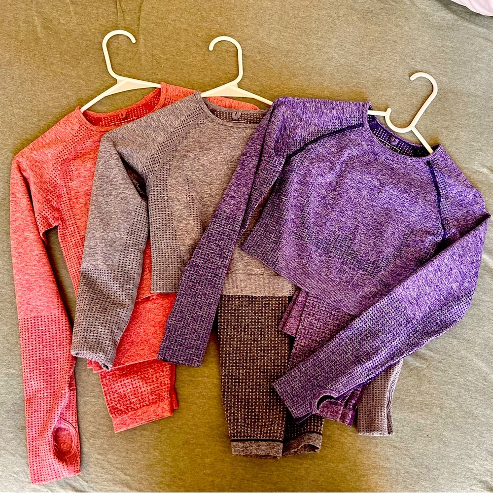 NWOT SHEIN WORKOUT SETS BUNDLE OF 3 size small